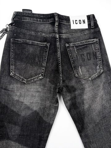 Jeans Icon IUD044 CROPPED LOGO DIERO