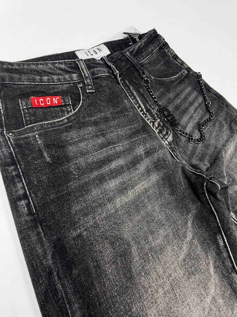 Jeans Icon IUD044 CROPPED LOGO DIERO