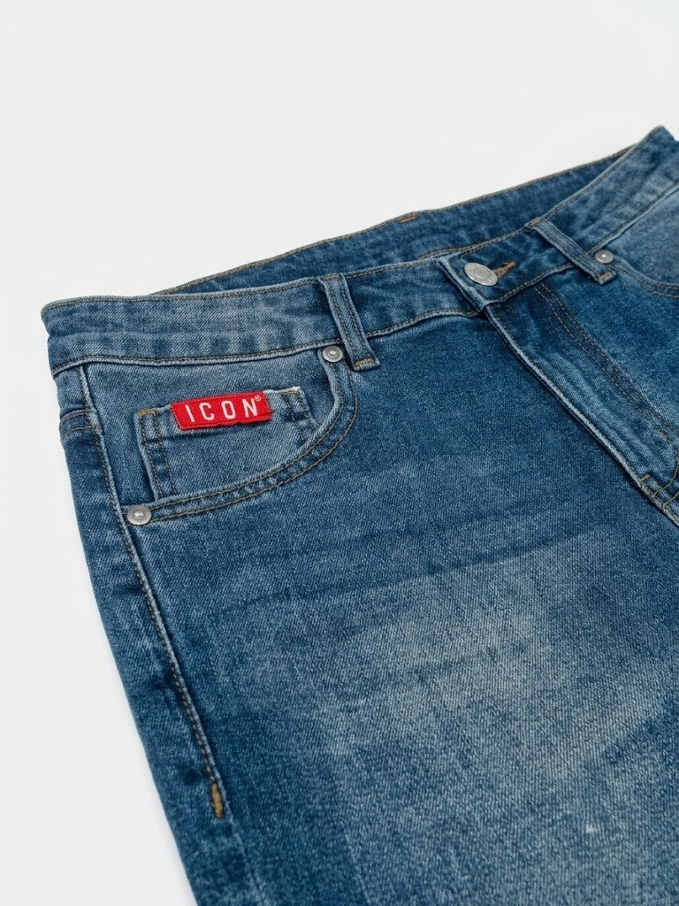 Jeans Icon IUPRED008 JEANS LOGO RICAMO
