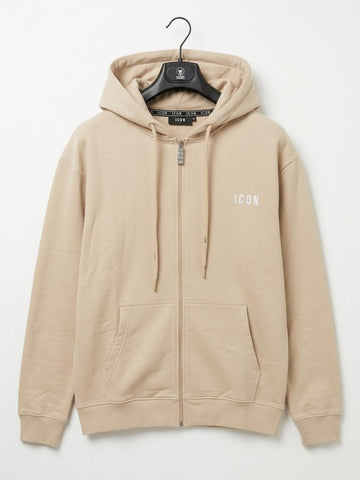 Felpe Icon IUPREF005 ZIP LOGO RICAMO