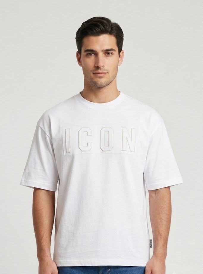 T-shirt Icon IUT033 T-SHIRT LOGO RICAMO