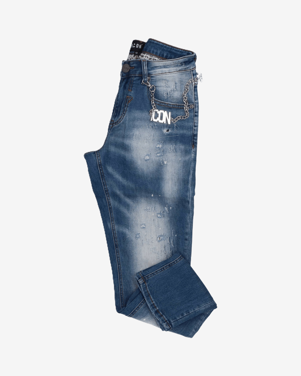Jeans C/Logo Grande Dietro