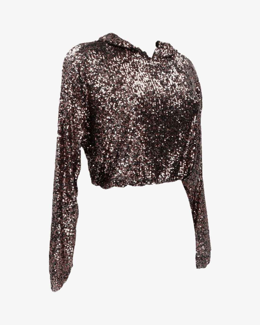 Felpe Crop top paillettes 91029