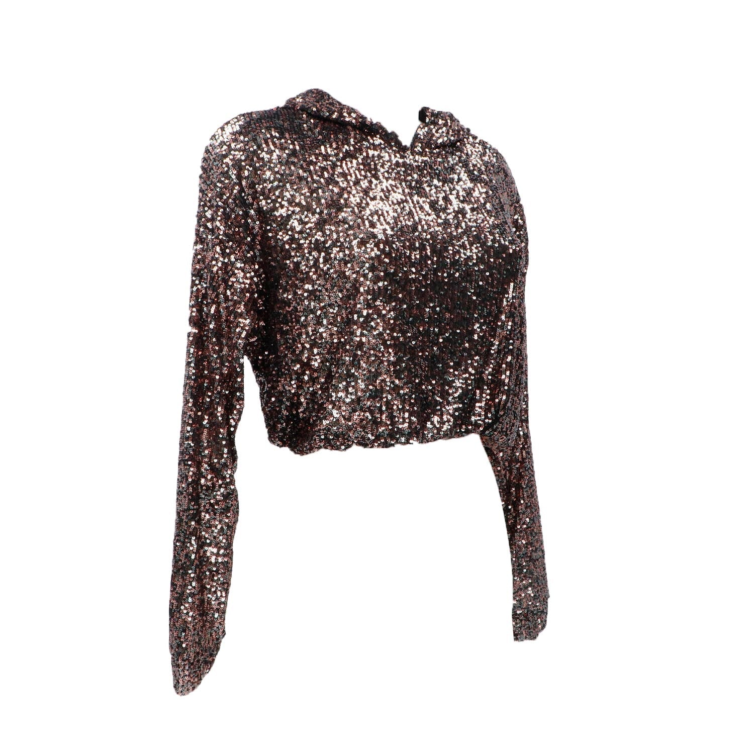 Felpe Crop top paillettes 91029