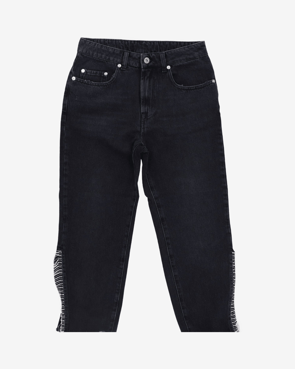 Jeans Denim frange strass 91111