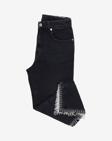 Jeans Denim frange strass 91111