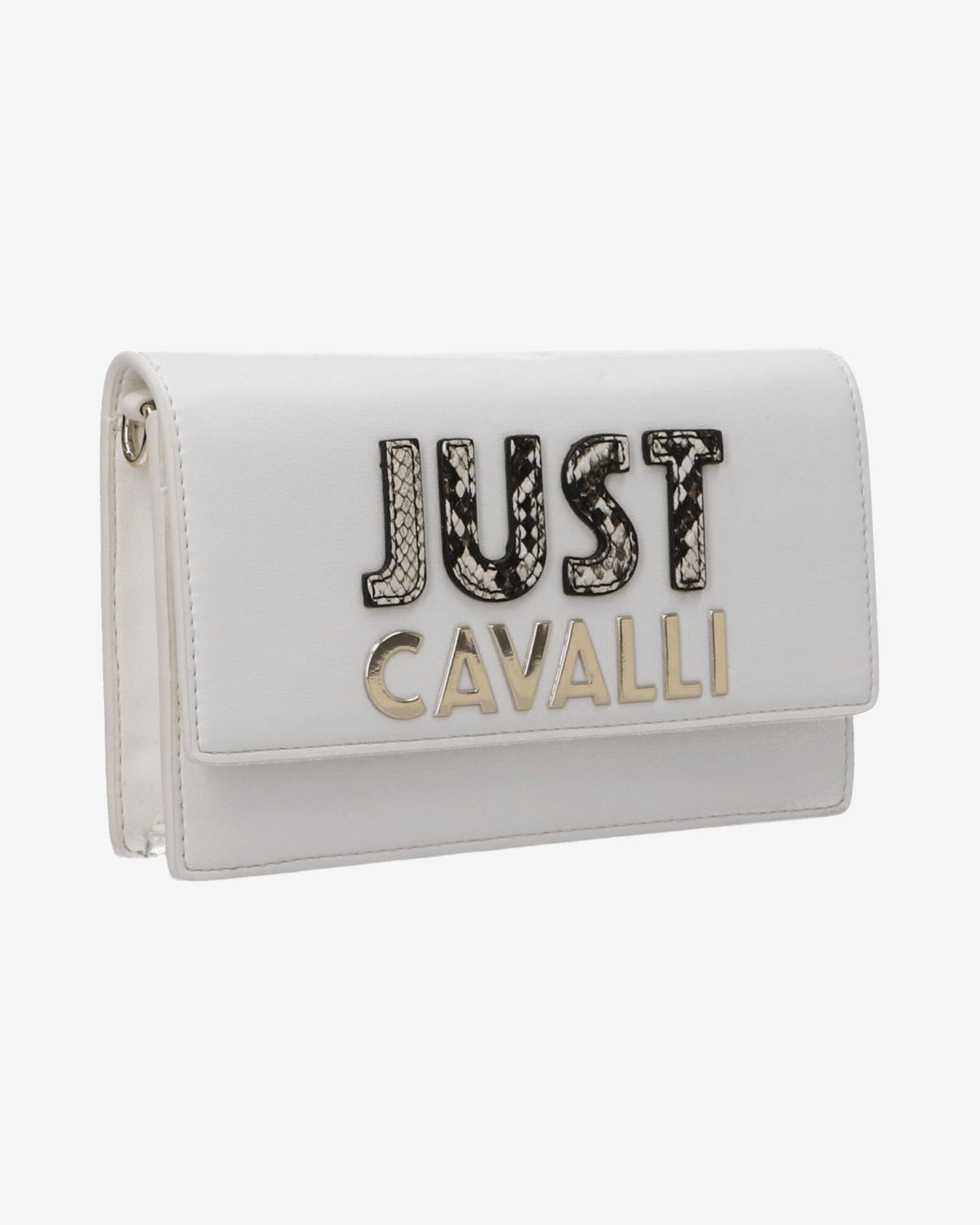Just Cavalli Tracolla Soft Nappa Bianca