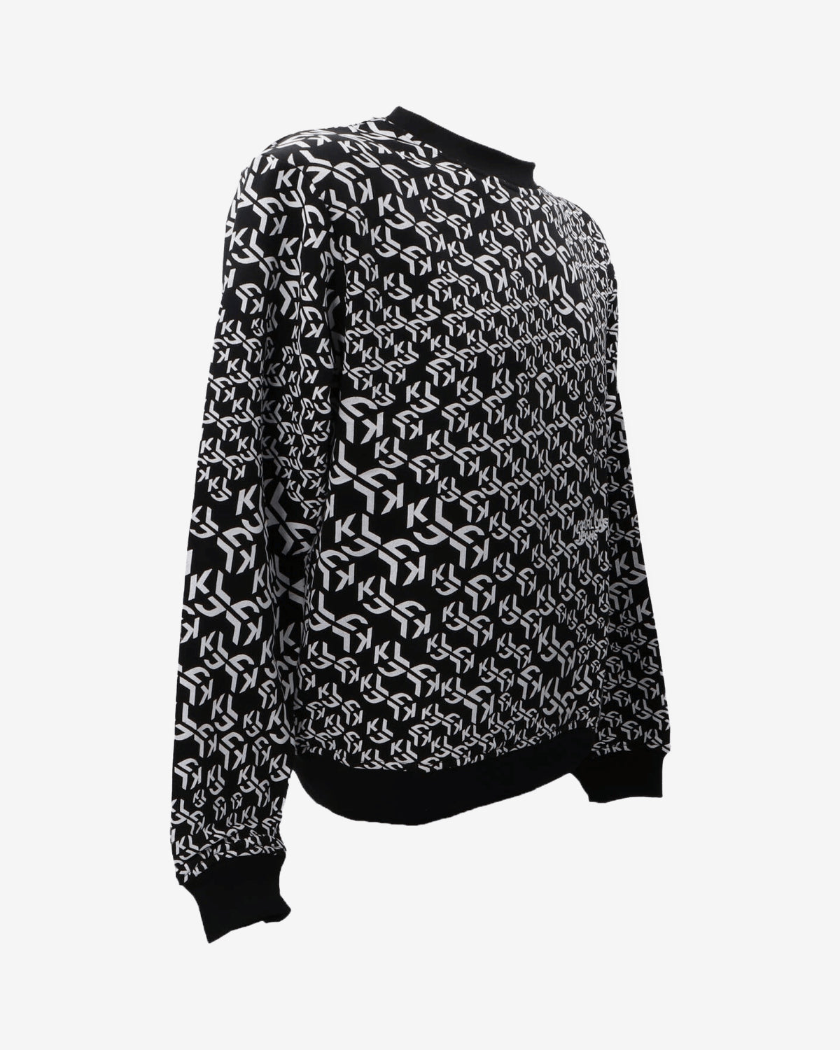 Karl Lagerfeld Felpa Girocollo Monogram Nero