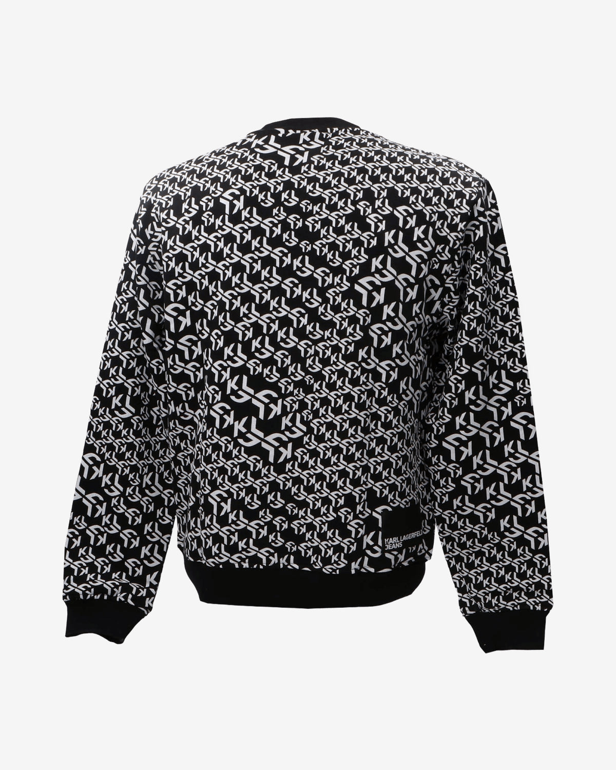 Karl Lagerfeld Felpa Girocollo Monogram Nero