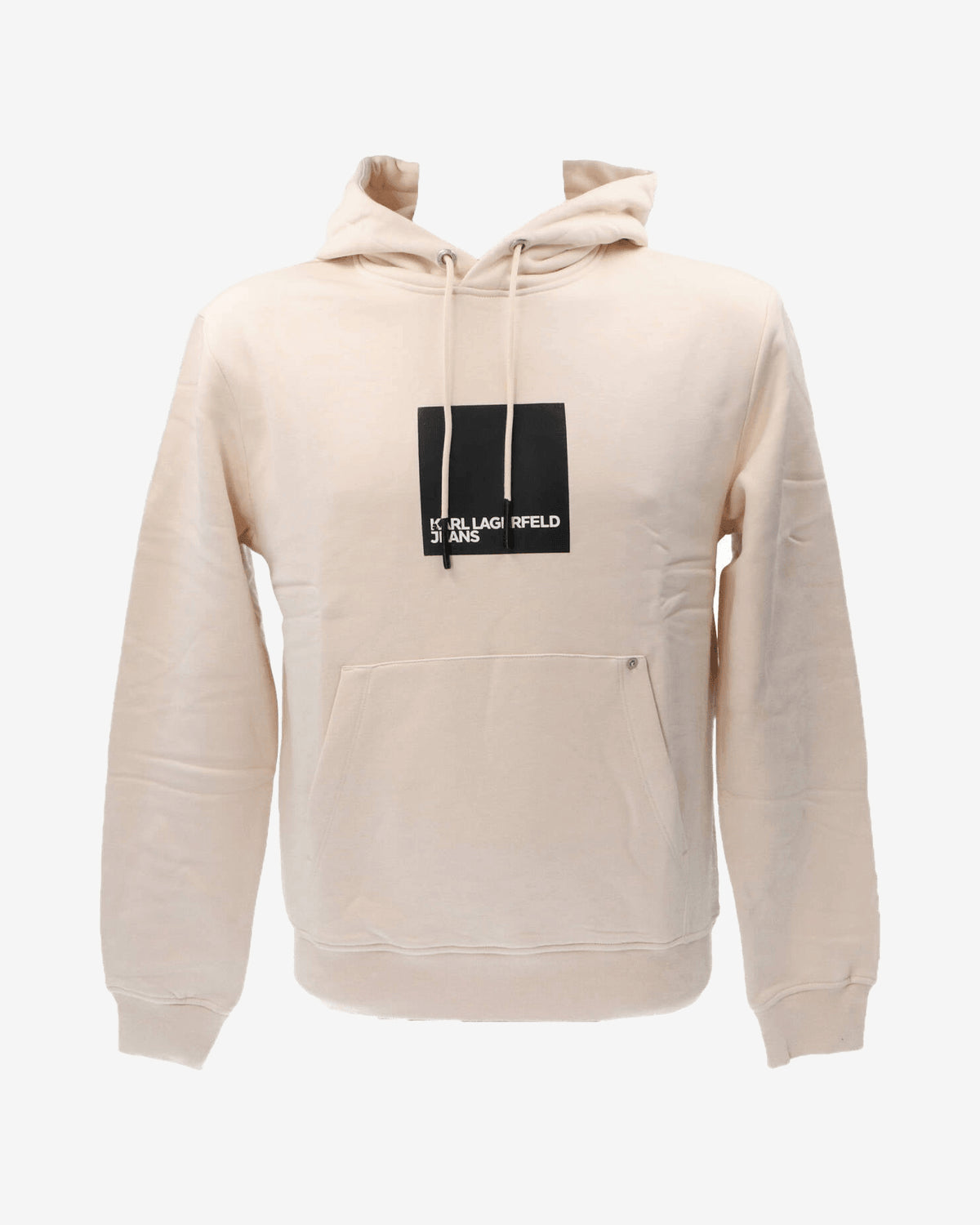 Karl Lagerfeld Felpa Hoodie Logo Beige