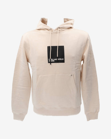 Karl Lagerfeld Felpa Hoodie Logo Beige