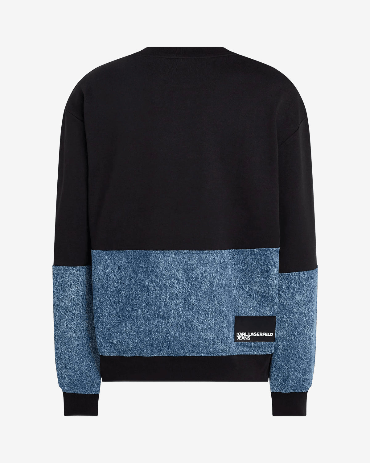 Relaxed Denim Mix Sweat
