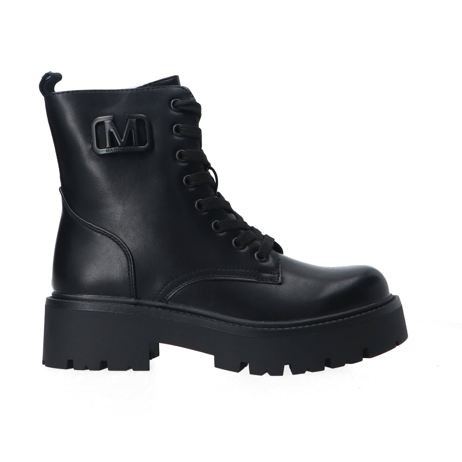 Marc Ellis Anfibio Pelle Nero Chunky