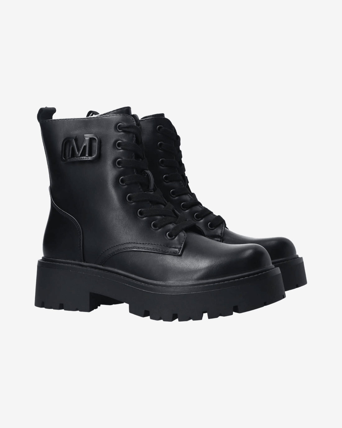Marc Ellis Anfibio Pelle Nero Chunky