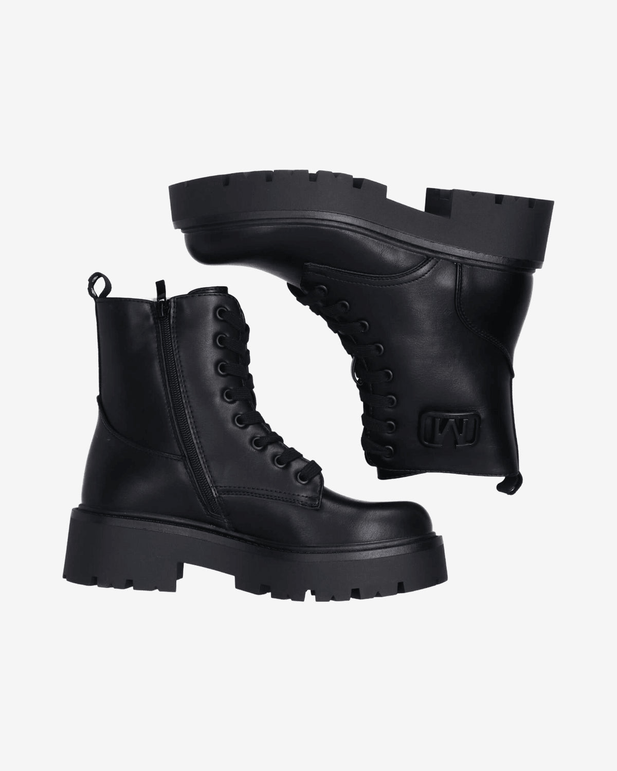 Marc Ellis Anfibio Pelle Nero Chunky