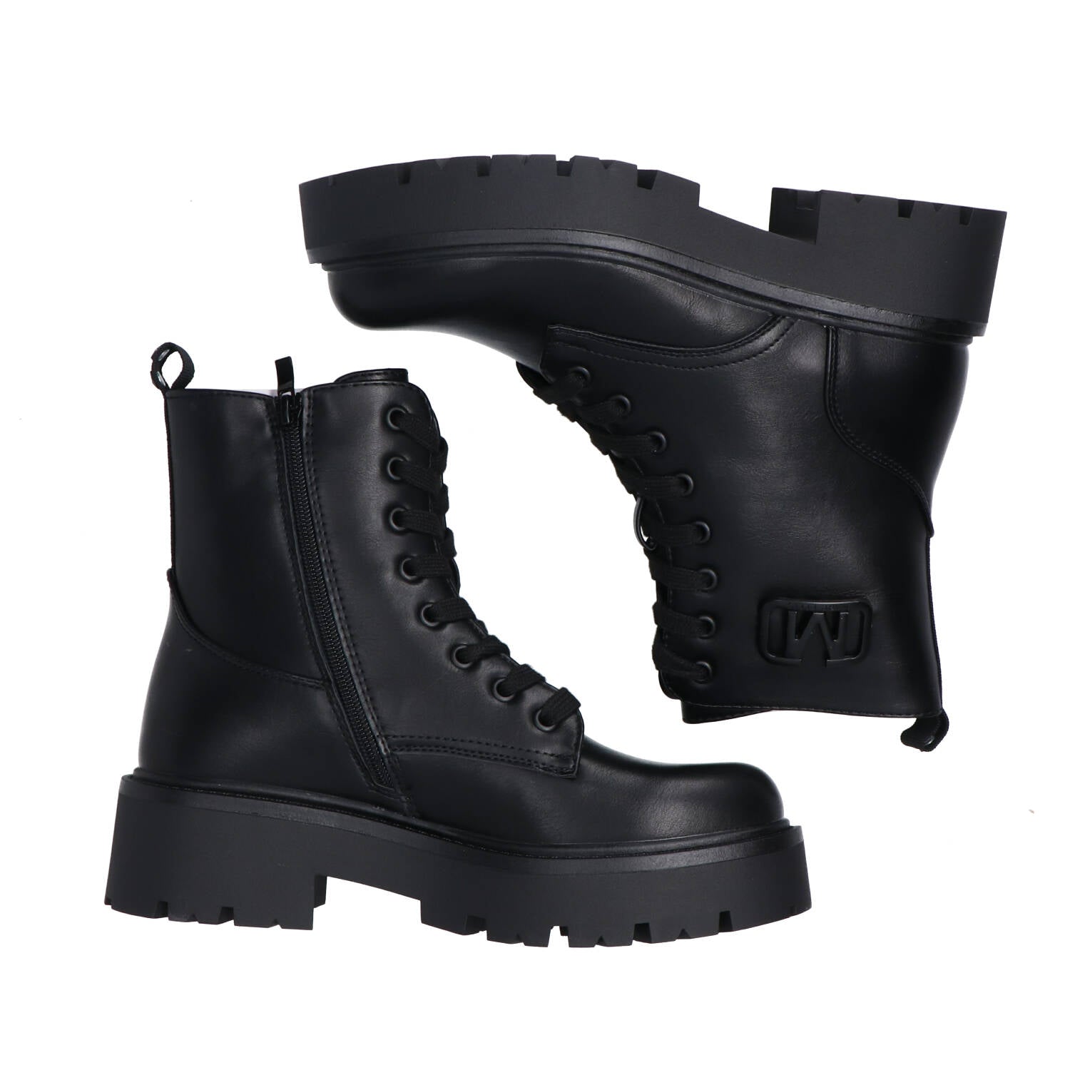 Marc Ellis Anfibio Pelle Nero Chunky