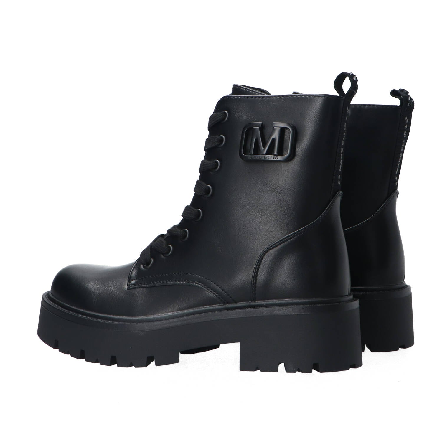 Marc Ellis Anfibio Pelle Nero Chunky