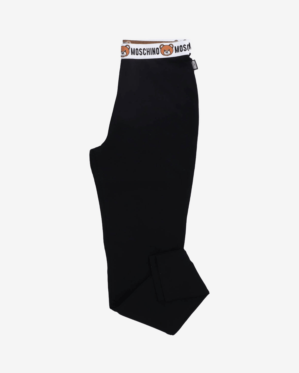 Leggins Moschino Nero Cotone Donna