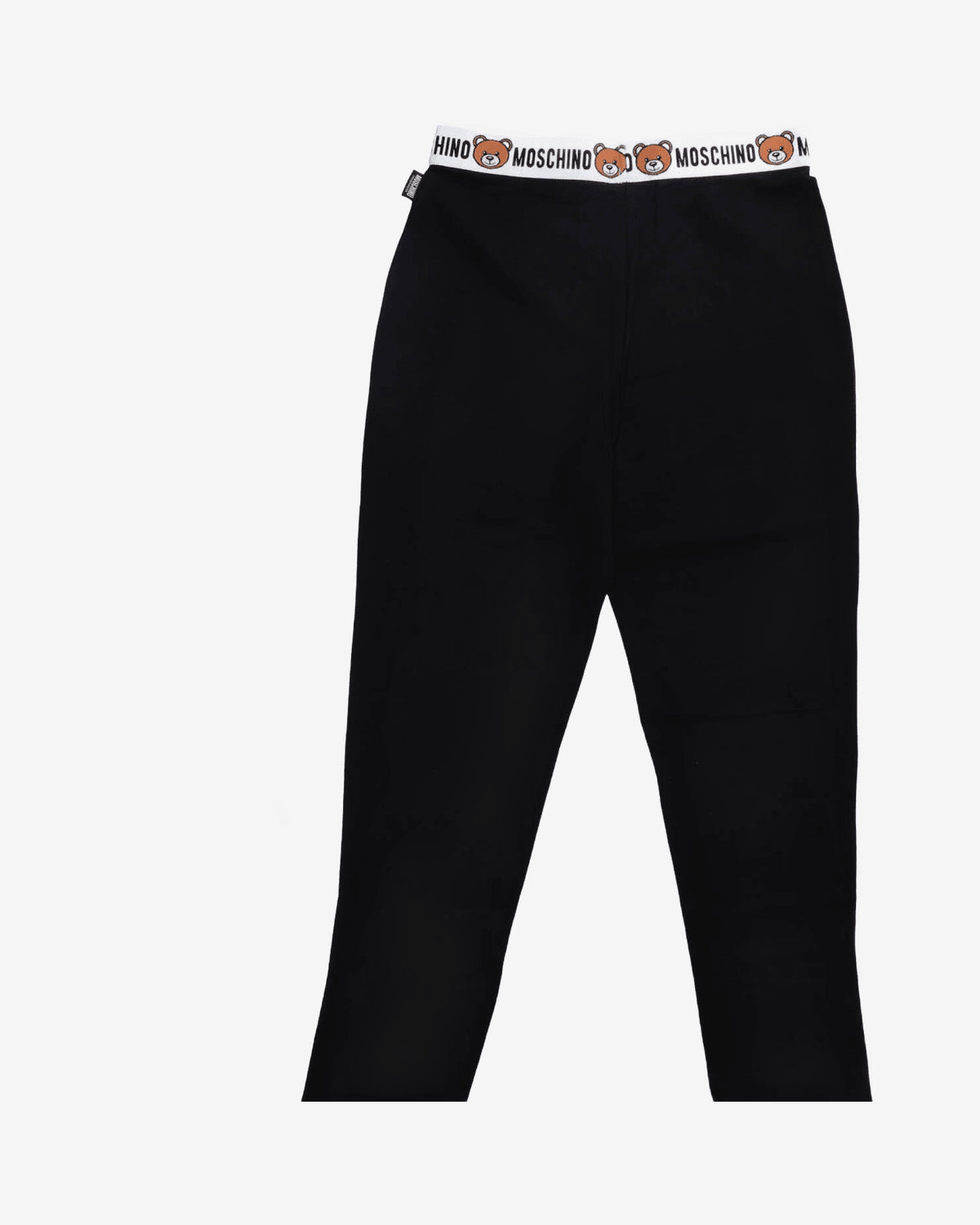 Leggins Moschino Nero Cotone Donna