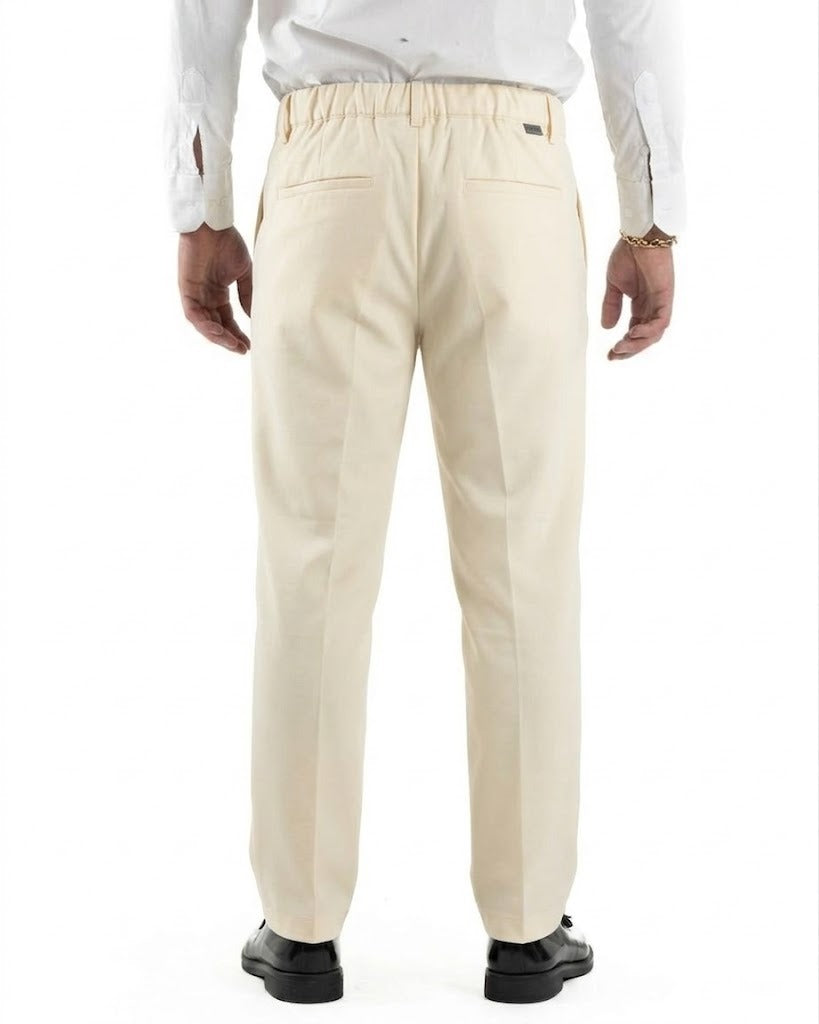 Pantalone Slim Fit Over D Elasticizzato