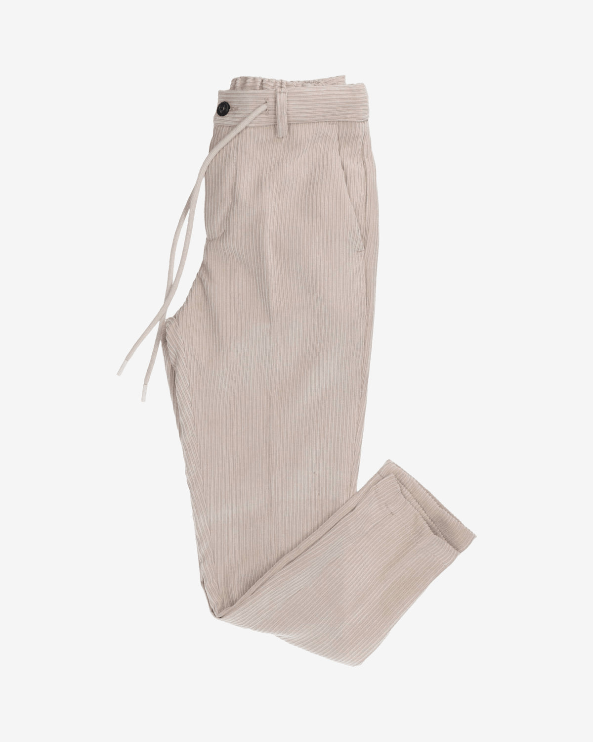 Pantaloni Capri Slim Over D Beige