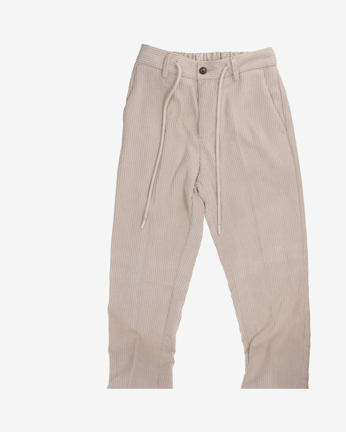 Pantaloni Capri Slim Over D Beige
