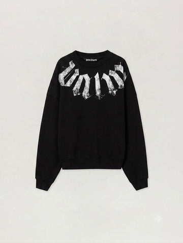Felpe Palm Angels BIG NECK LOGO LOOSE CREW
