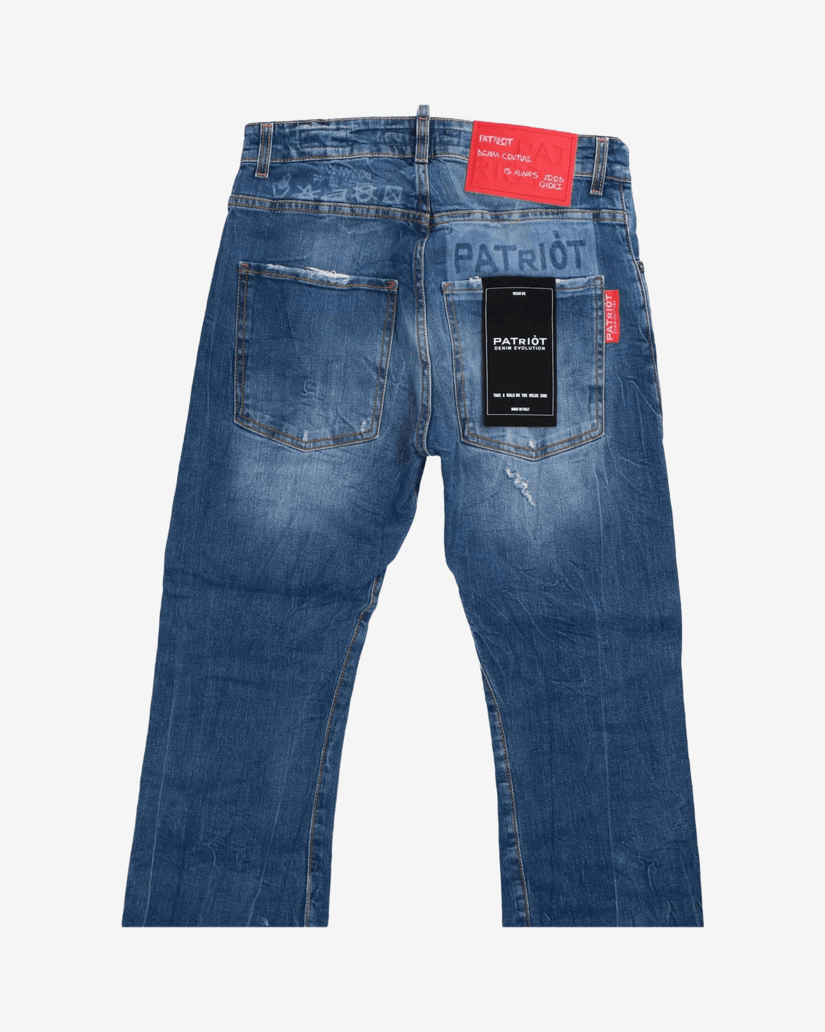 Jeans CARROT FIT SCRITTE LASER M62