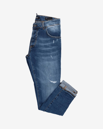 Jeans REGULAR FIT RICAMO M112