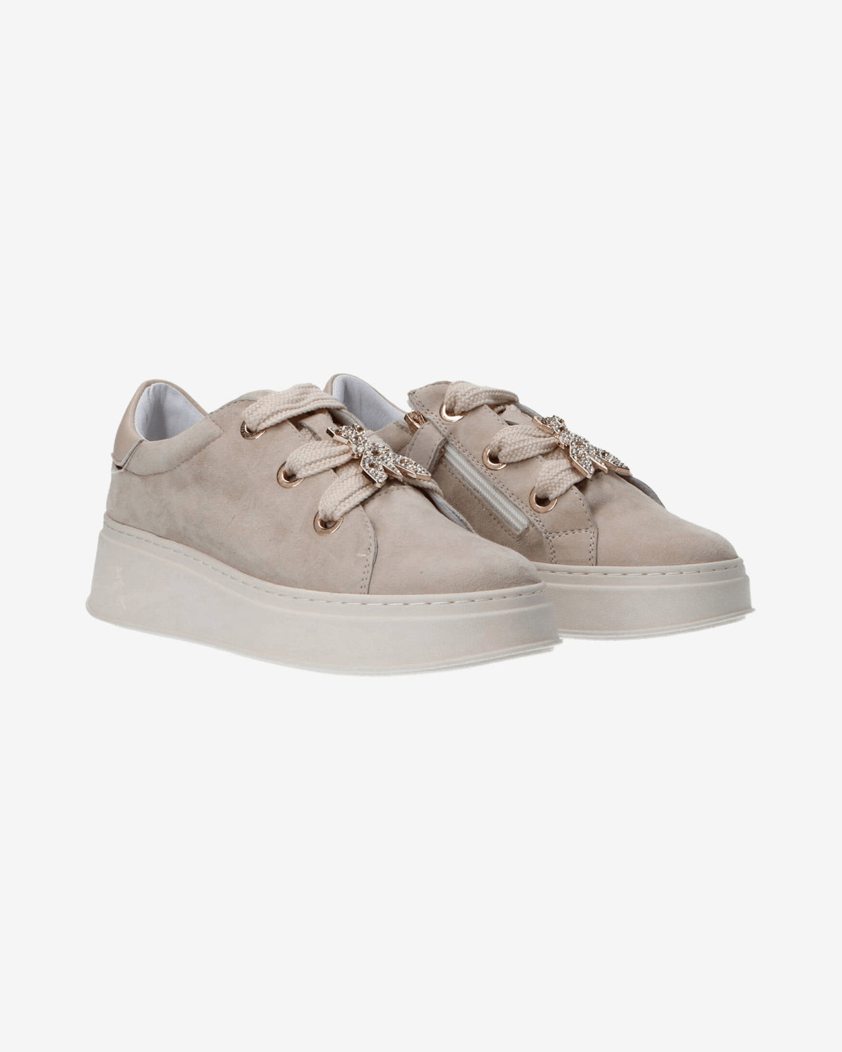 Sneakers PPJ855 suede charm strass
