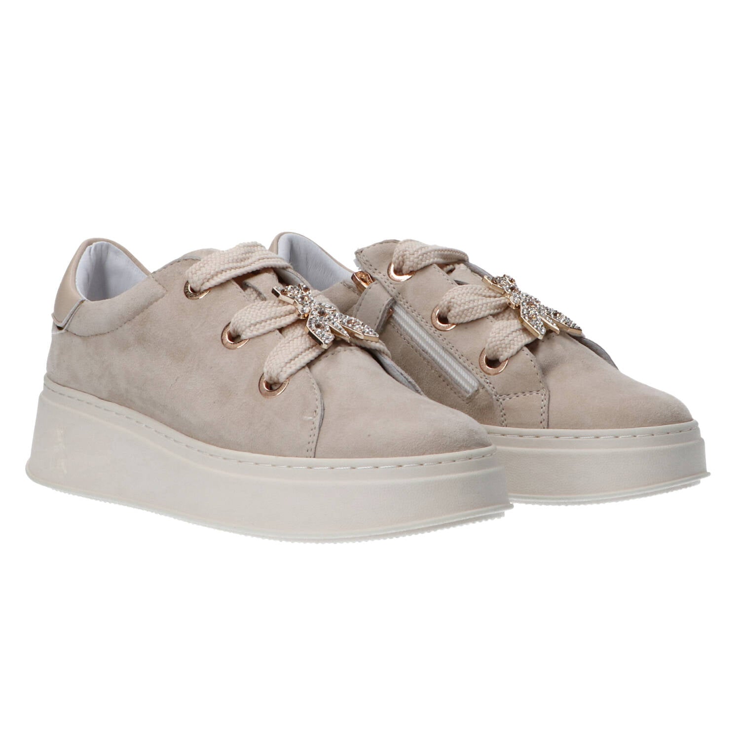 Sneakers PPJ855 suede charm strass