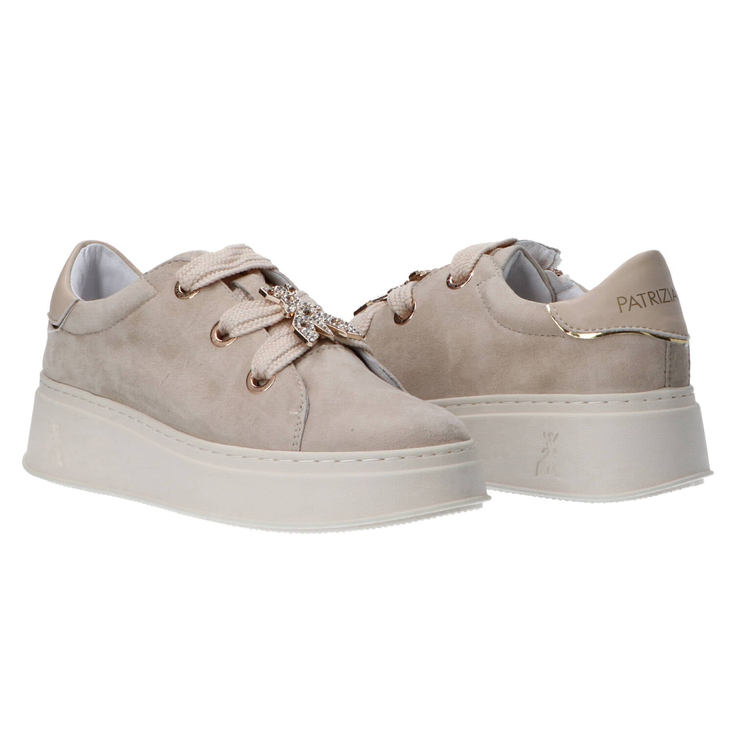 Sneakers PPJ855 suede charm strass
