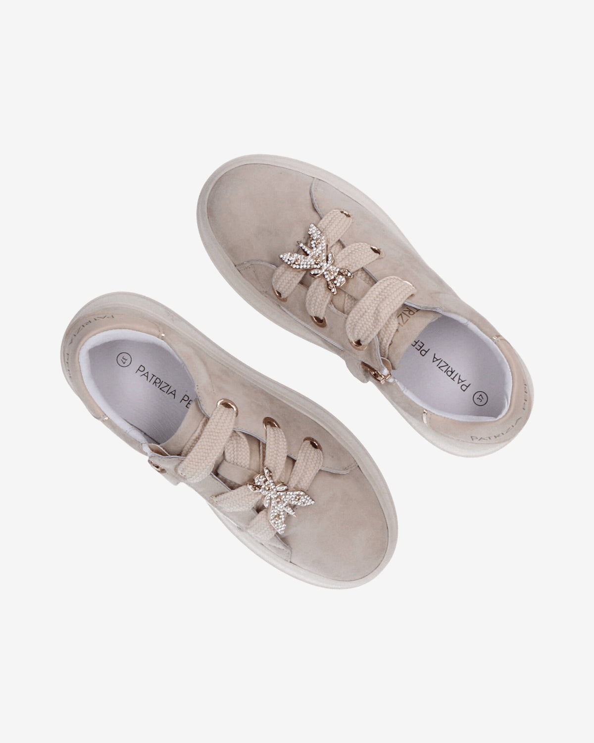 Sneakers PPJ855 suede charm strass