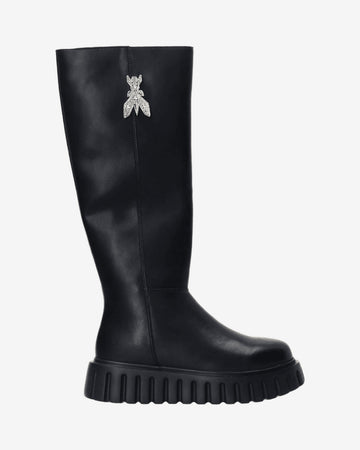 Stivaletti e Stivali PPJ983 Vitello logo strass