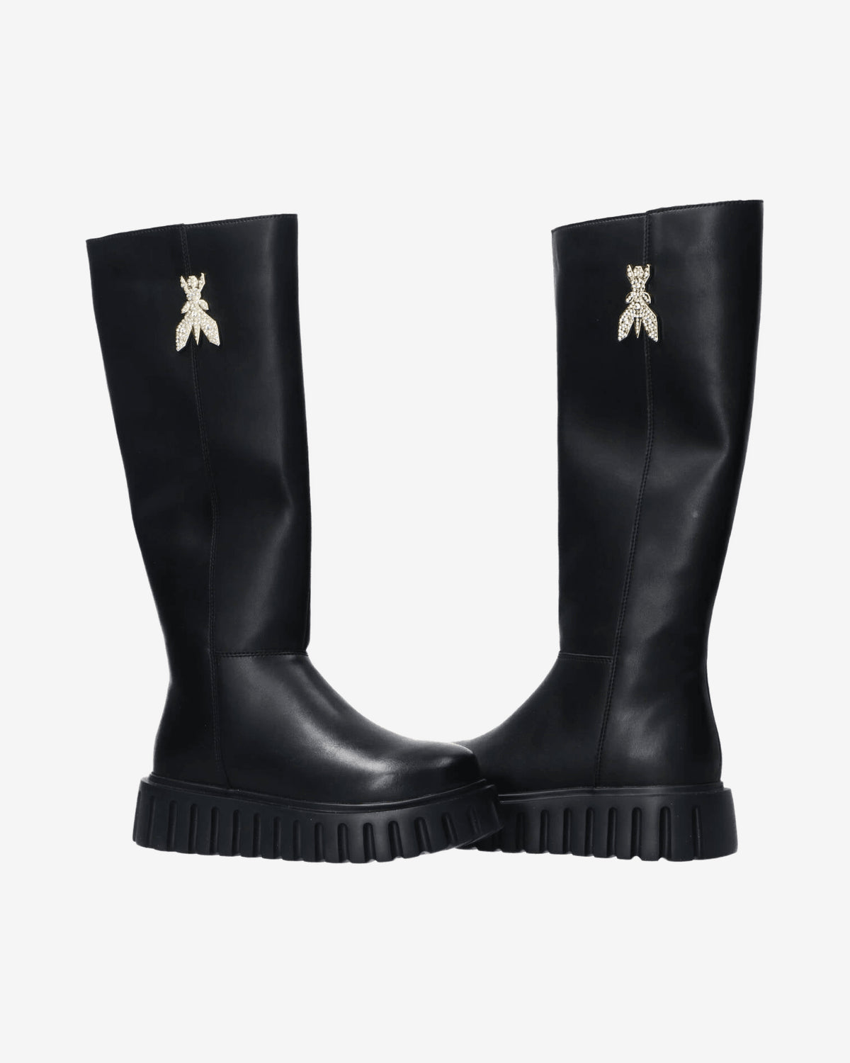 Stivaletti e Stivali PPJ983 Vitello logo strass