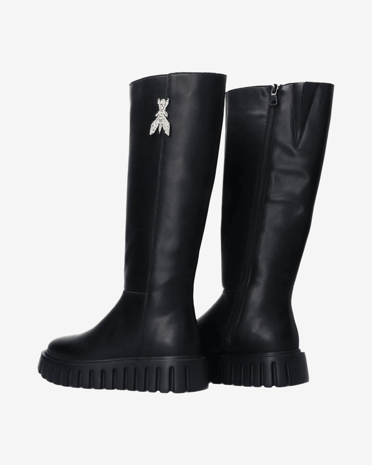 Stivaletti e Stivali PPJ983 Vitello logo strass