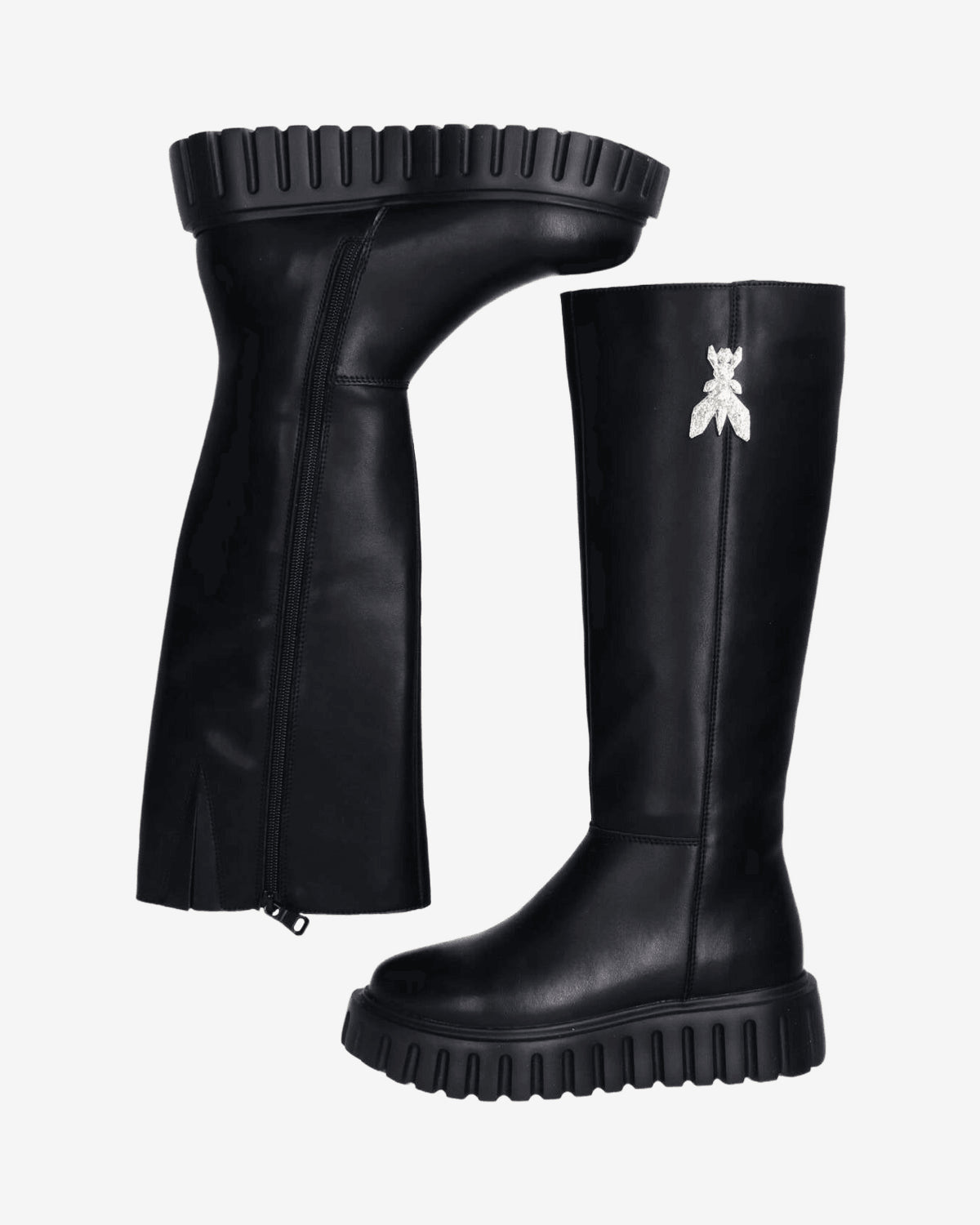 Stivaletti e Stivali PPJ983 Vitello logo strass