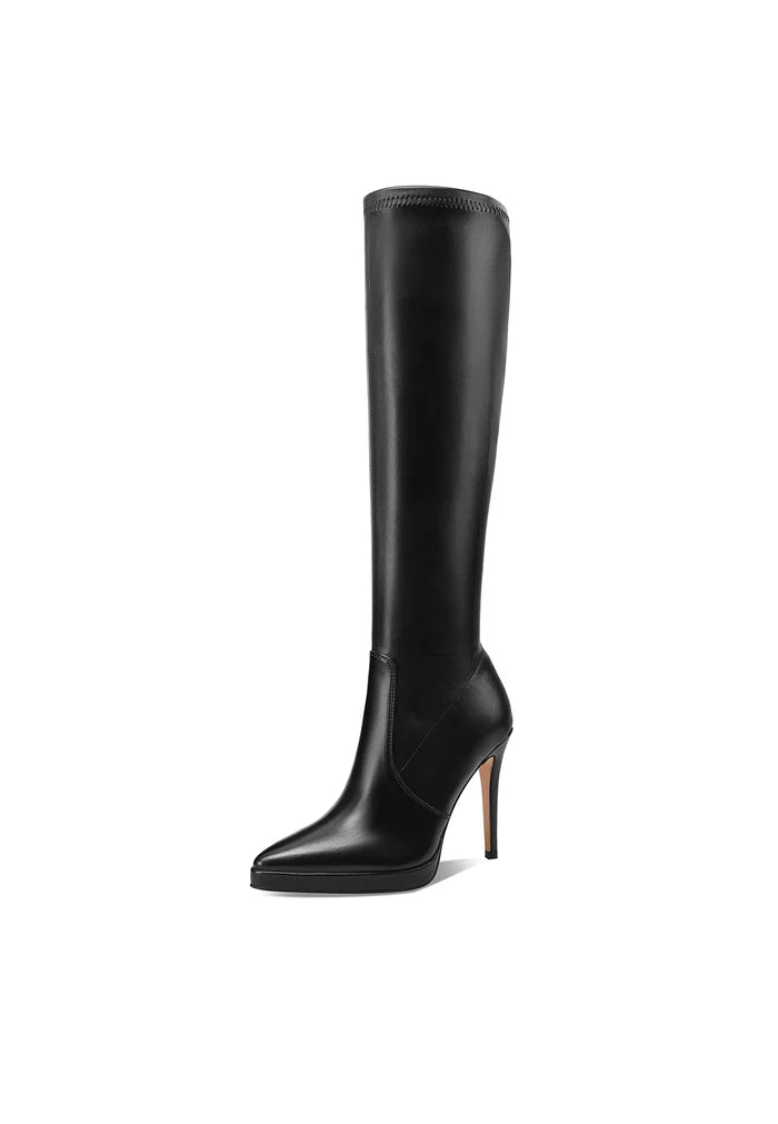 Stivaletti e Stivali Queen Helena K4038 PUNTA CON PLATEAU