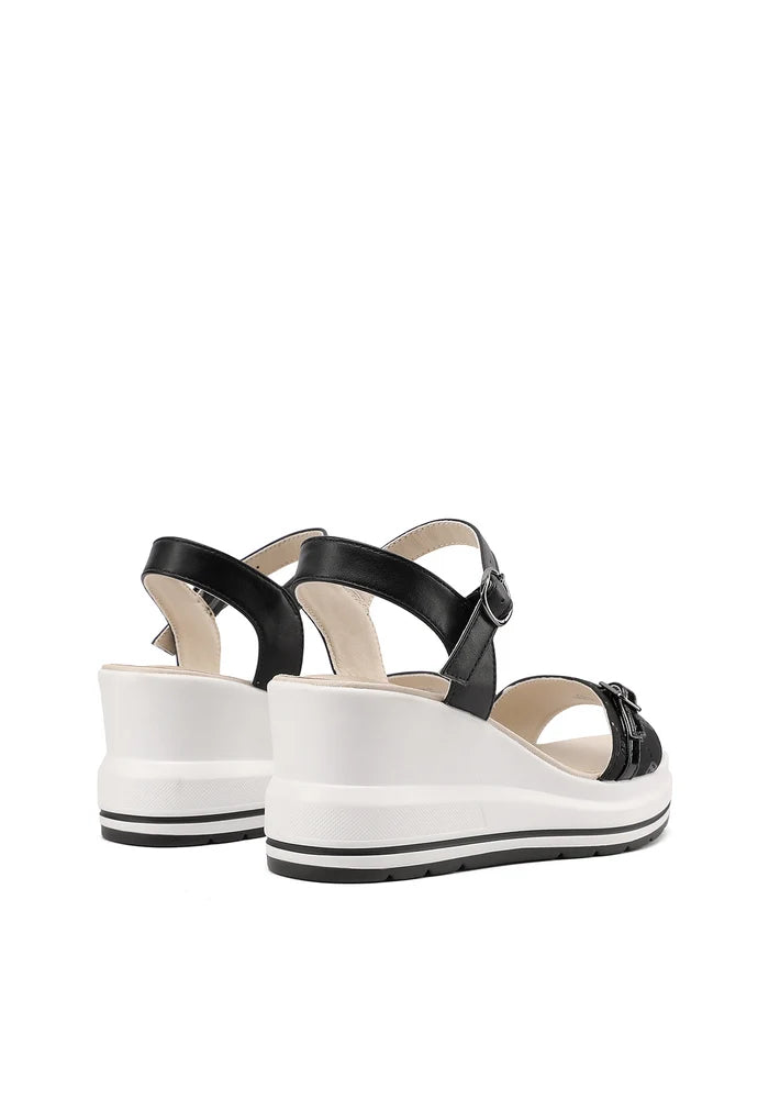 Sandali Queen Helena X34-95 SANDALO FIBIA LOGO