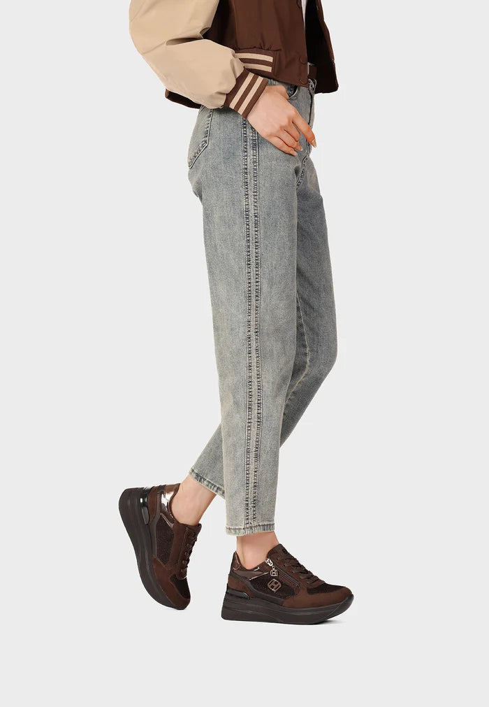 Sneakers Queen Helena X35-27 PLAT ZEPPA ZIP