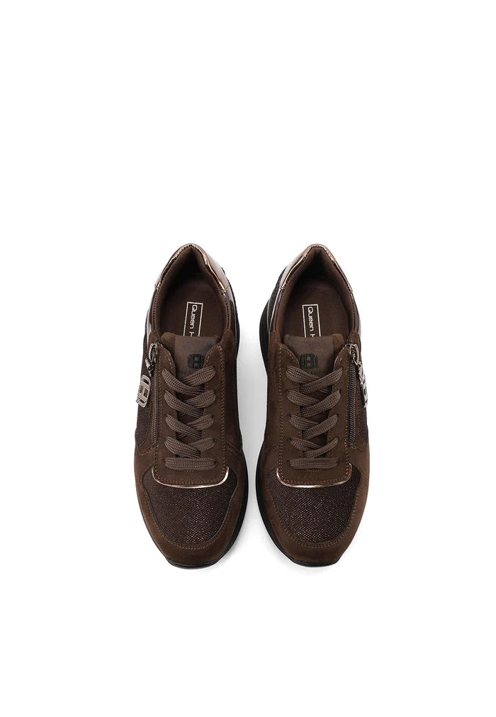 Sneakers Queen Helena X35-27 PLAT ZEPPA ZIP