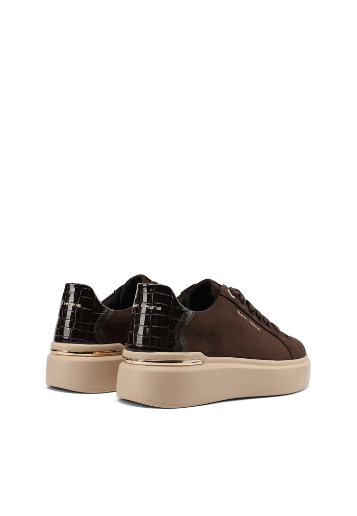 Sneakers Queen Helena X35-3 PLAT CON DETTAGLI COCCO