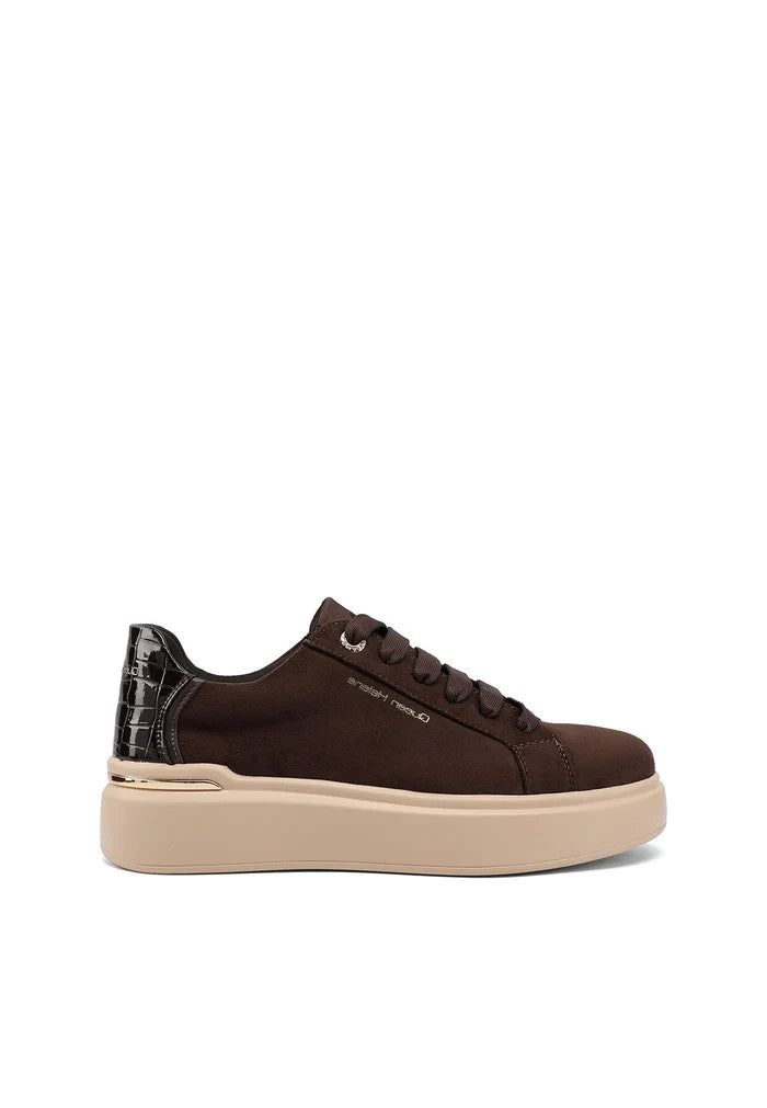 Sneakers Queen Helena X35-3 PLAT CON DETTAGLI COCCO