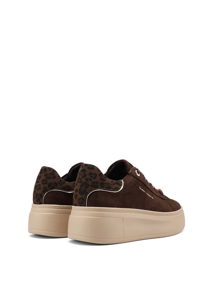 Sneakers Queen Helena X35-8 PLAT CON DETTAGLI PERLINE