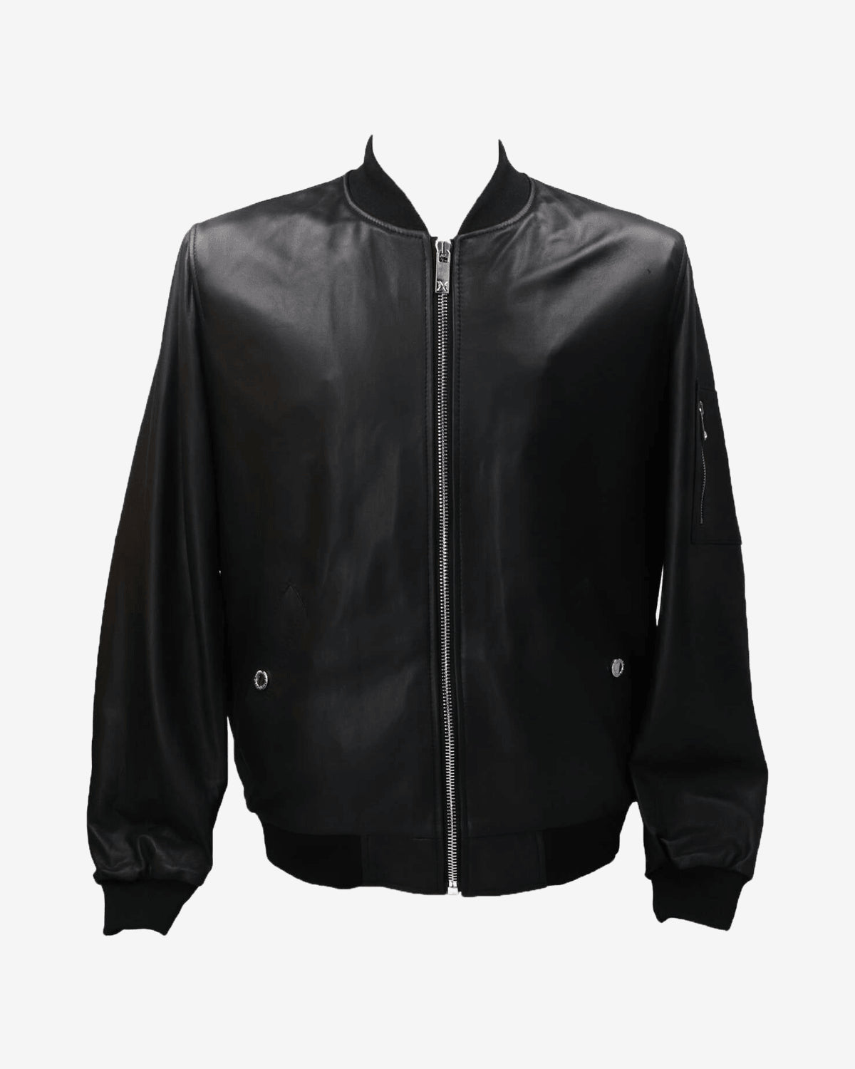 Giubbotto Bomber Pelle Richmond Nero Uomo