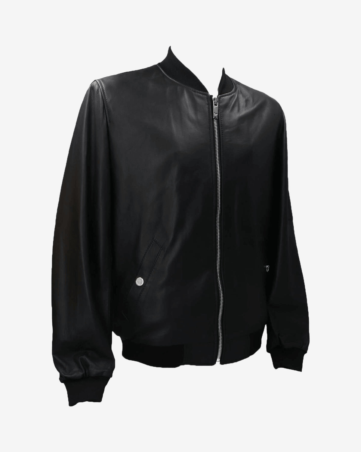 Giubbotto Bomber Pelle Richmond Nero Uomo