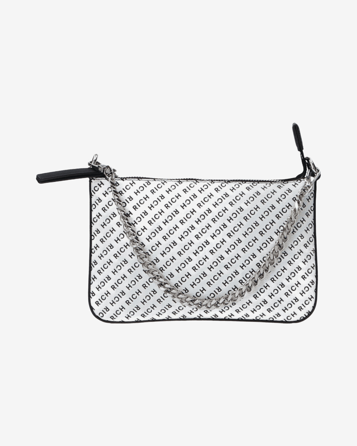 Borsa Spalla Richmond Monogram Bianco Nero