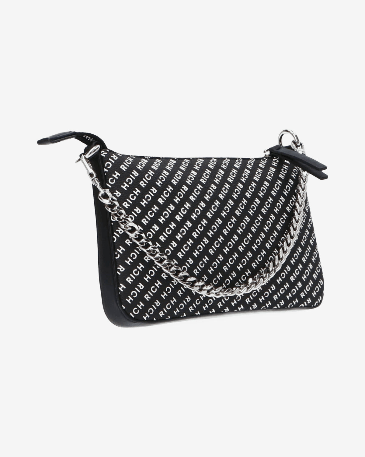 Borsa Spalla Richmond Monogram Bianco Nero