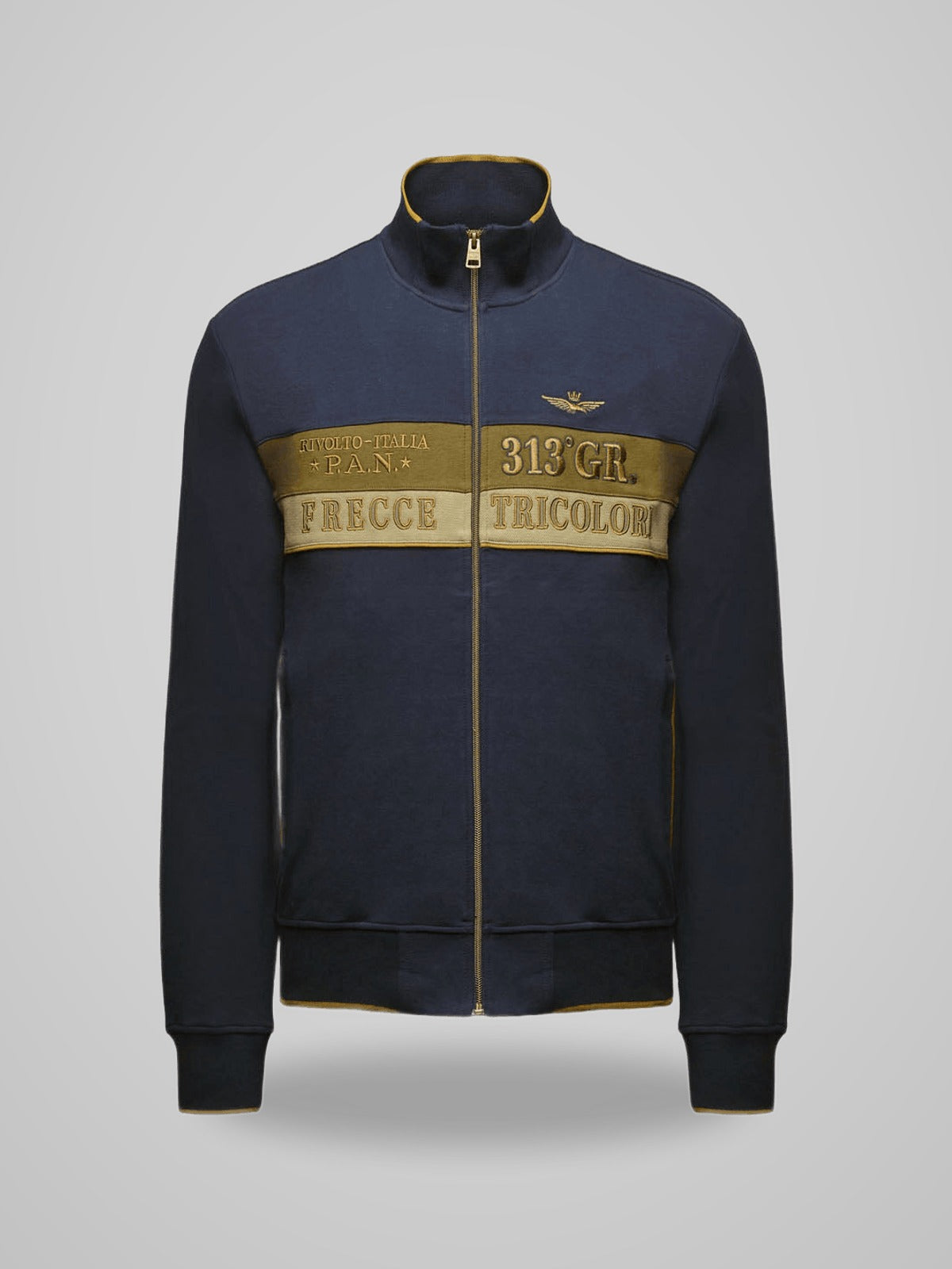 Felpa Aeronautica Militare Zip Frecce Tricolori