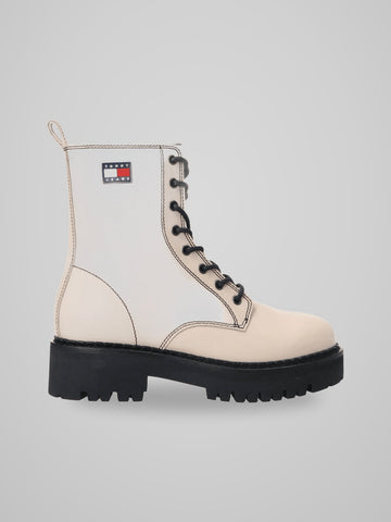 Tommy Hilfiger Anfibi Urban Lace Up Beige